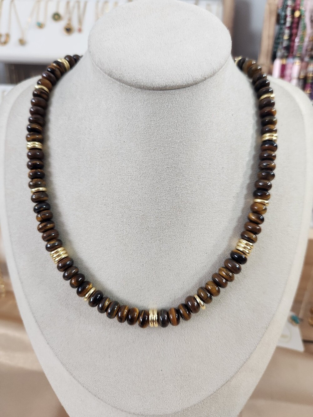 Handmade Tigers Eye Necklace
